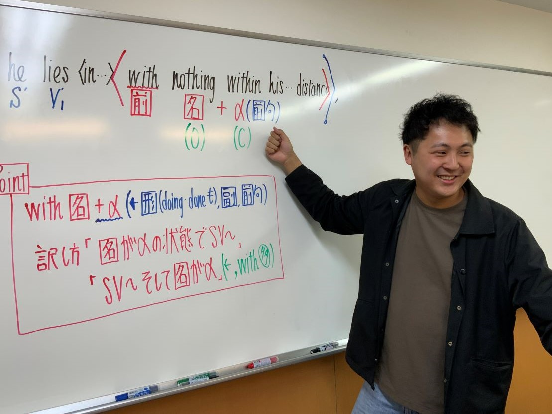 1日180分×2科目、楽しく緊張感のある授業を展開します