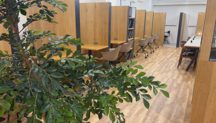 集中できる静かな空間で、学習効率UP